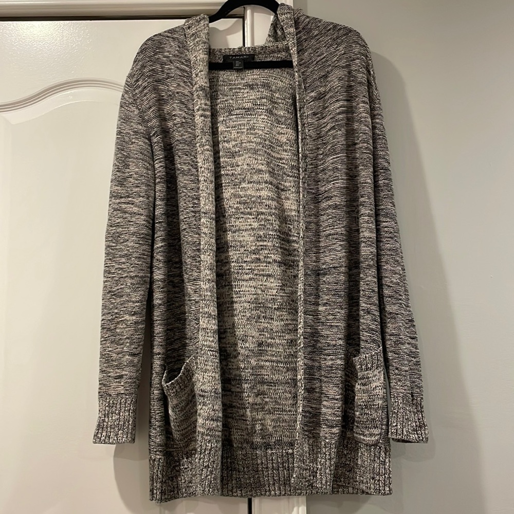 Tahari Black & White Cardigan